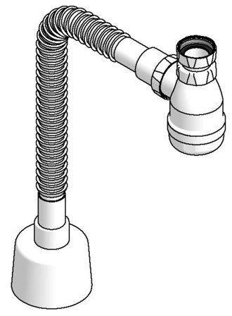 Svedbergs 8989 Vattenlås till Skapa underdelar med dörr, Badrum