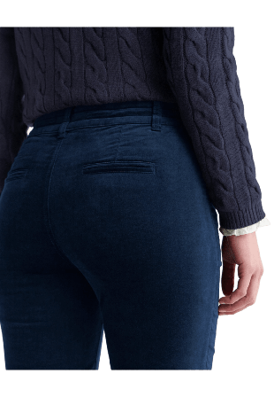 Newhouse Sammetsbyxa Jodhpurs Byxor Dam Blå 42