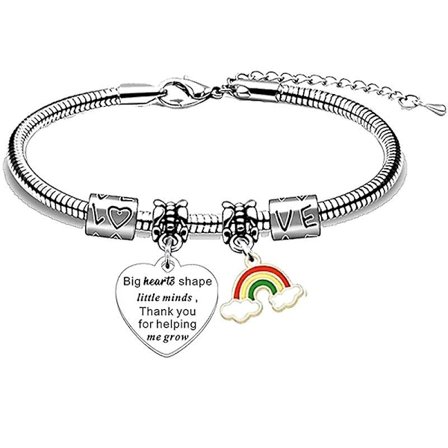 Lärare armband tack lärare present tack för att du hjälpte mig att växa