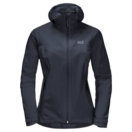 Jack Wolfskin Women's Jwp Shell Women rain jackets Blue XS