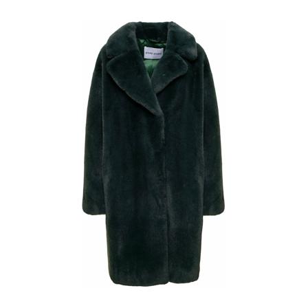Stand Studio, Faux Fur & Shearling Jackets Groen, Dames, Maat:M