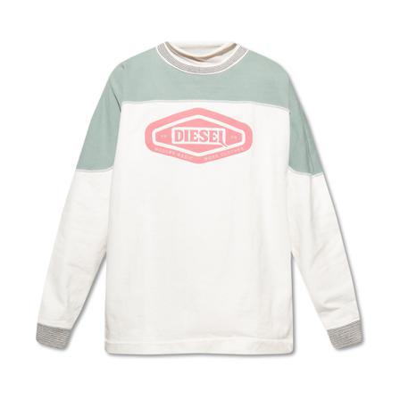 Diesel S-Ollong sweatshirt , Wit , Heren , Maat: S