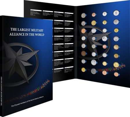 NATO samling 1949-2024 - 32 mønter
