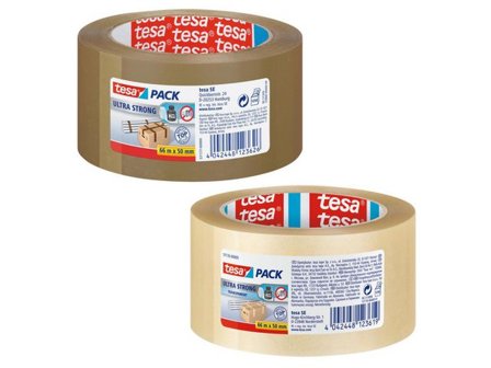 TESA Packtejp Ultra Strong 50mmx66m brun - Lyreco - Emballage och lagerutrustning - Packtejper - Packtejp PVC
