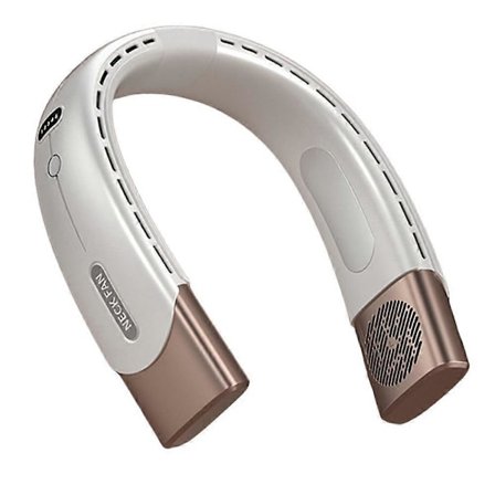 Ny sommer sportsfan, USB-blæser, halsblæser, bærbar sportsblæser, 4000mAh batteri, 300C halsblæser, lille blæser -GSL-SIZE:grøn