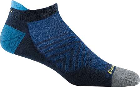Darn Tough Men's Run No Show Tab Ultra-Lightweight Men workout socks Blue XL