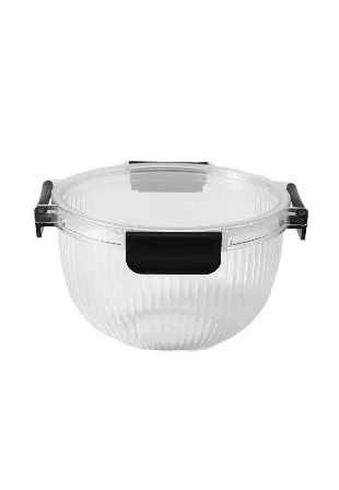 Åhléns Home Rund burk med lock 1 L Köksförvaring Transparant ONESIZE