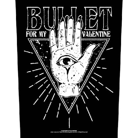 Bullet For My Valentine All Seeing Eye Patch One Size Svart/Vit