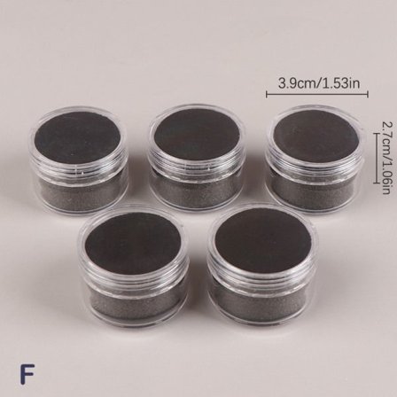 IC Gemstone Display Box Transparent Gems Förvaringshållare Organizer F