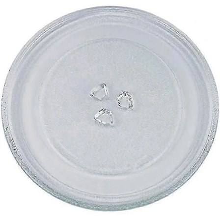 Universaali 24,5 cm lasilautanen mikroaaltouuniin 3 kiinnikkeellä