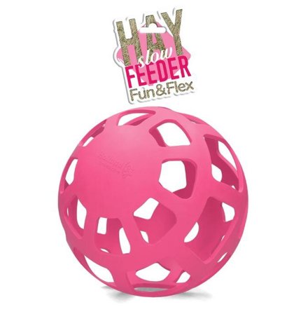 Holland Animal Care Fun and Flex Slowfeeder til Hest, Rosa - 22cm