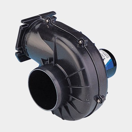 Motorraumlüfter Jabsco Flangemount Blower, 12 V, flanschmontiert Ø100 mm (4") - Flansch, 7.1 m³/Minute - Boot