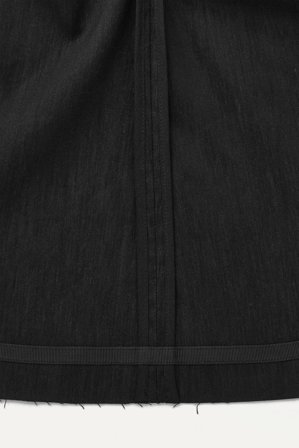 COS Women's The Waisted Linen Blazer in Negro