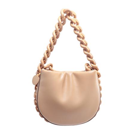 Stella McCartney Women& Tass Shoulder Tas , Beige , Dames , Maat: ONE Size Schoudertassen