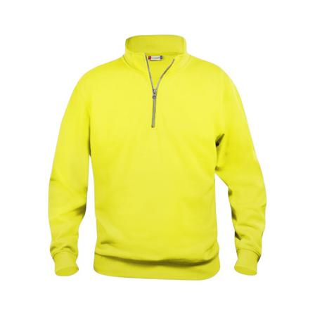 Clique Unisex Vuxen Basic Sweatshirt Med Halv Dragkedja Xl Synlighet Yel