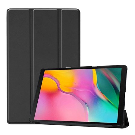 Samsung Galaxy Tab A 10.1 (2019) tredobbelt lædercover - sort