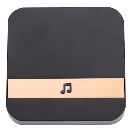 Dørklokke DingDong Inngangsdør Alarmklokke for Husholdningsdekorasjon Svart Ding Dong Klokke Dør Alarm Inngang Husholdningsutstyr