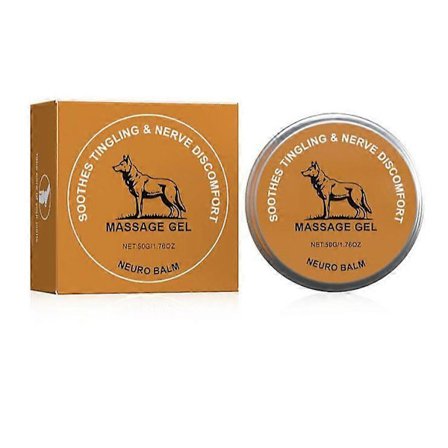 Therawolf Neuro Balm, Nerve Relief Balm for Nevropati, Naturlig Urtebasert Leddpleie Kjølende Lindrende Massasjekrem med Magnesium og Mentol, Ledd & M