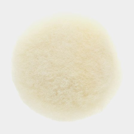 Discos de lana Mirka Lambswool Pad, Ø77 mm Grip, compatible con plato de soporte Ø77 mm, blanco, paquete de 5