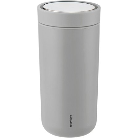 Stelton To Go Click d. steel 0,4 l. - soft light grey | Dukning & Servering > Muggar & Koppar > Termokopp | Bagaren och Kocken