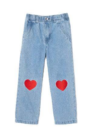 RIKIKI Denimbyxor med mönster PACE Byxor Röd 104