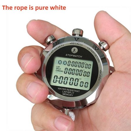 Metall Digital Timer Sport Stoppur Minnesräknare