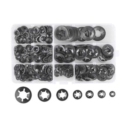 280 stk stjernesikringsbrikker, hurtiglåsbrikker