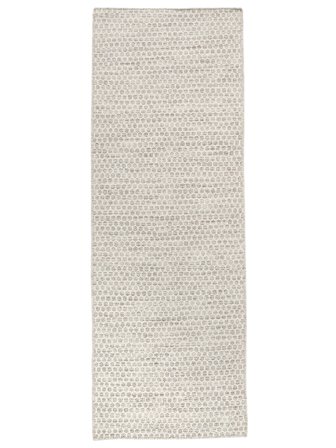 Tapete Lã 80X240 Kelim Honey Comb Bege Pequeno