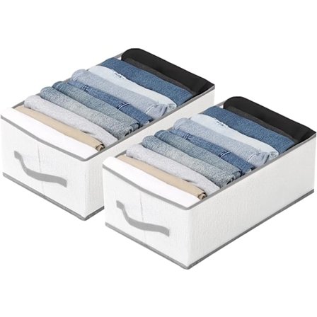 Tøjopbevaring med skuffer, sammenklappeligt garderobeskab 12 rum