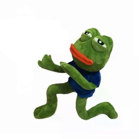 Rolig Ledsen Groda Plyschleksak Mjuk Stoppad Kudde Magiskt Uttryck Pepe Den Ledsna Grodan Djur Plyschdocka Födelsedagspresenter för Barn Jente