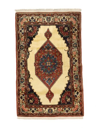 Bakhtiari Rug Hand Knotted 102X160 Brown/Black Persia