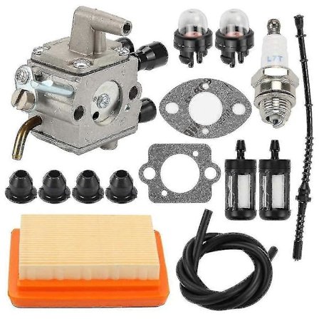 Förgasare Luftfilter Kit För Stihl FS120 FS200 FS250 FS300 FS350 FR350 FR450 FR480 Ersätter 4134 12(YH)