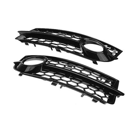 Auto Musta Sumuvalo Grillin Lampun Kansi Trimmi Etu Sumuvalo Säleiköt Tt 8j 2006-2014 8j080768201c 8