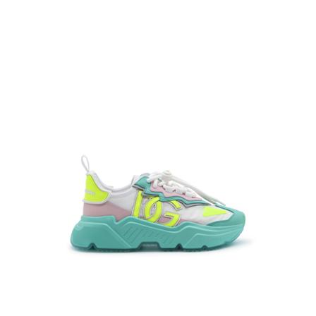 Dolce & Gabbana, Sneakers Geel, Dames, Maat:37 EU,rubber,Patches