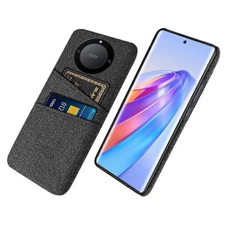 Honor X40 5G/X9a 5G/Magic5 Lite 5G Kangaskuvioinen Liukumaton Iskunkestävä Kotelo Kahdella Korttipaikalla