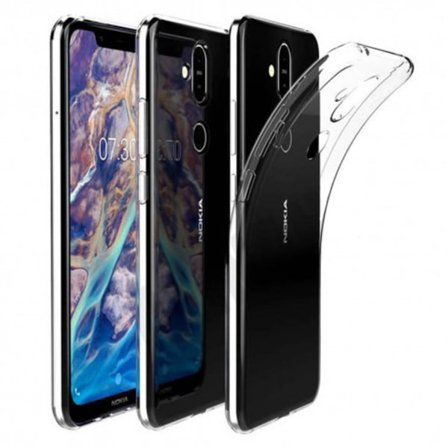 Nokia 8.1 Transparent Mjuk TPU Skal
