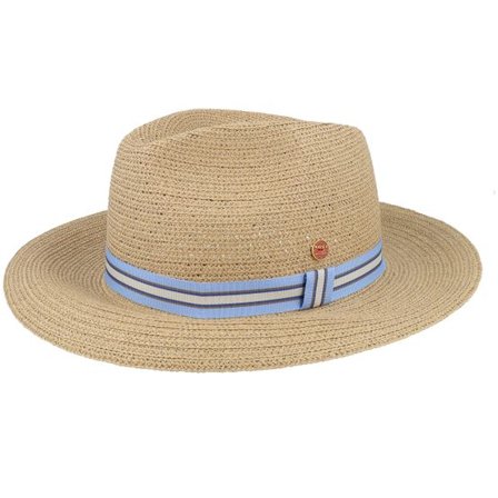 Mayser - Beige straw Hatt - Gedeon Paper Braid Havanna Straw Hat @ Hatstore