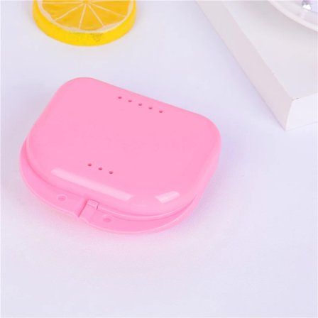 Dropship Tandprotese Boks Opbevarings Etui Dental Kunstige Tænder Enhed Beholder Tandprotese Opbevaringsbokse Rengøringsmiddel Levert