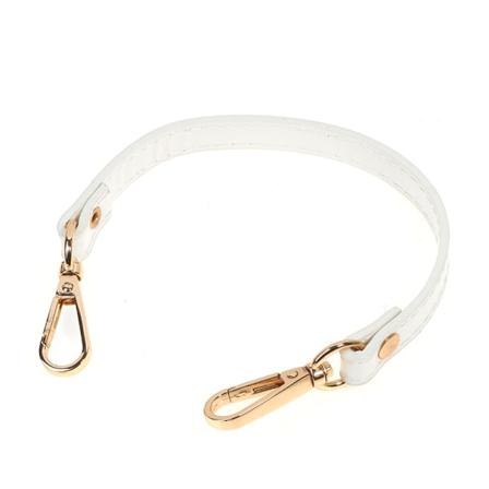 28 cm håndtaskerem Læderhåndtag Pungrem Håndtasker Bælte Str White
