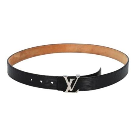 Louis Vuitton Vintage, Pre-owned Leather belts Zwart, Heren, Maat:ONE Size