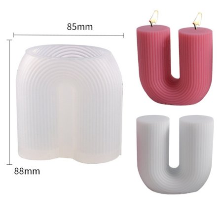 Lysform U-stripet hjemmedekorasjoner