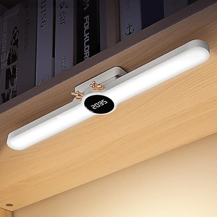 LED-yövalo USB-lataus 3 valoväriä Portaaton himmennys Ajastus Magneettinen riippuvalaisin Lukukaappi Seinävalaisimet kotiin