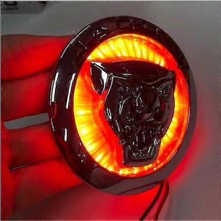 Auton muotoilu Jaguar Xf Xj Xjl 3D -pinnoitettu etukeskimmäisen säleikön tunnusmerkki merkkitarra valotarvikkeet autotarra koristelu