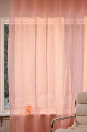 Jotex - Gardin Med Multifunksjonsbånd 1-lengde Ekstra Bred Apriskosrosa - CAISA - Kjøp Multifunksjonsgardiner hos Jotex