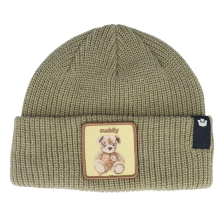 Goorin - Grön cuff Beanie - Kids The Cuddly Beanie Mini Biscuit Taupe Cuff @ Hatstore