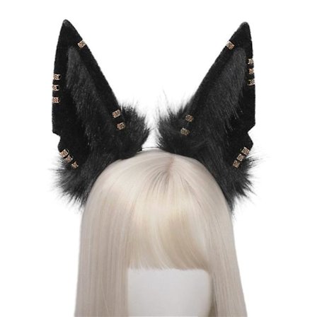 Kvinner Cosplay Dyreulv Ører Hodeplagg Plysj Hårbøyle Furry Lolita Pannebånd Anime For Halloween Julehårtilbehør