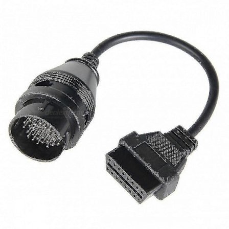 Passer Iveco 38-pin til 16-pin OBD2-kontaktkabel skanneradapter