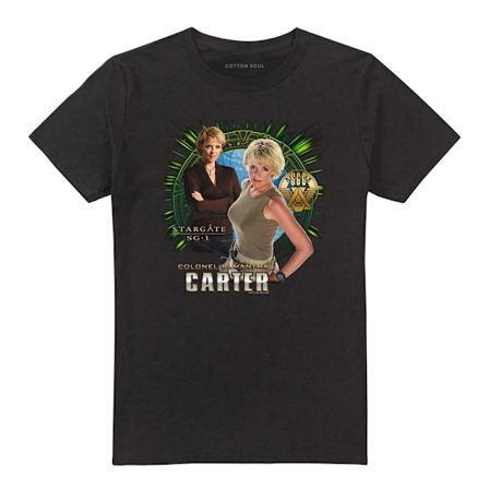 Stargate SG-1 Unisex Vuxen Samantha Carter T-Shirt M Svart