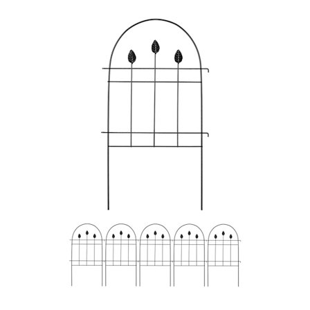 metallinen kukkapenkkiaita 6 osassa