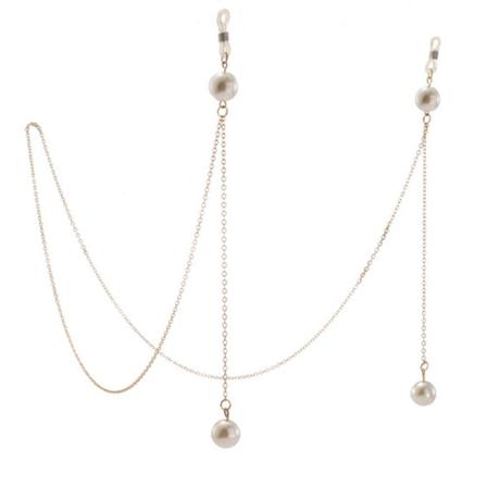 Glasögonsnöre Pärl Design (senilsnöre) Guld